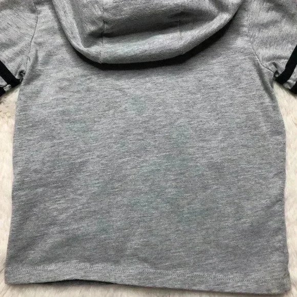 Hudson Hooded T-Shirt Grey & Black Size 3T - Picture 11 of 16